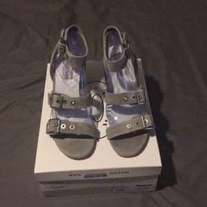 Gray Steve Madden Sandals